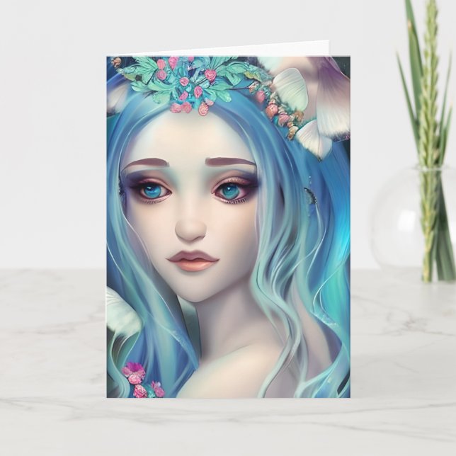 Ethereal | Beautiful Fairy Dankeskarte (Vorderseite)