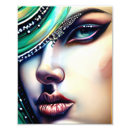 Ethereal Beauty Funkelnd Juwelen Fotodruck