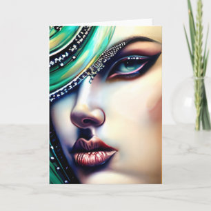 Ethereal Beauty Funkelnd Juwelen Karte