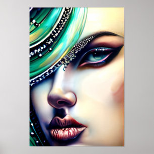 Ethereal Beauty Funkelnd Juwelen Poster