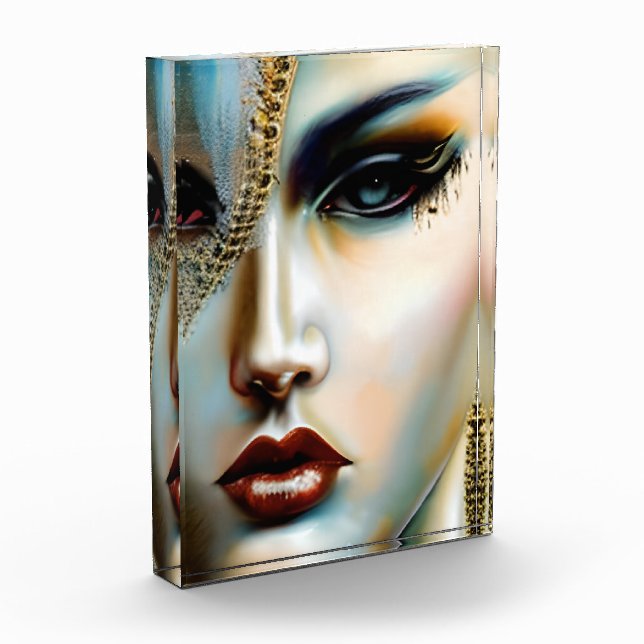 Ethereal Beauty Golden Goddess Fotoblock (Links)