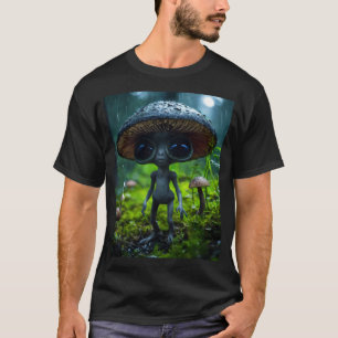Ethereal-Begegnung: Graues Alien Eyes T-Shirt" T-Shirt