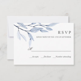 Ethereal Blue | WEDING RESPONSE UAWG RSVP Karte