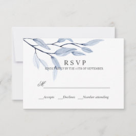 Ethereal Blue | WEDING RESPONSE UAWG RSVP Karte