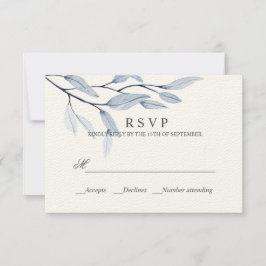 Ethereal Blue | WEDING RESPONSE UAWG RSVP Karte