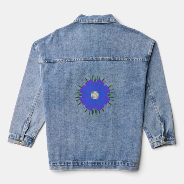 Ethereal Blume Denim Jacket Jeansjacke (Rückseite)