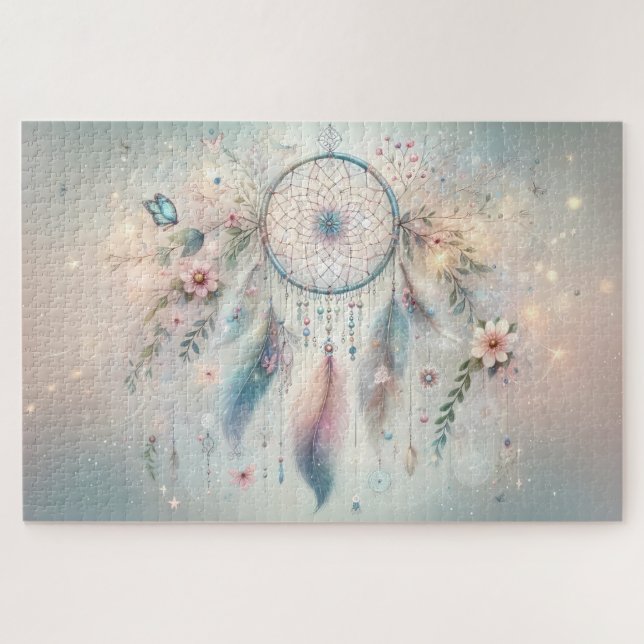 Ethereal Boho Dreamcatcher Puzzle (Horizontal)