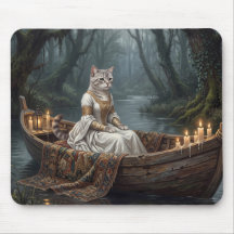 Ethereal Cat in Boat