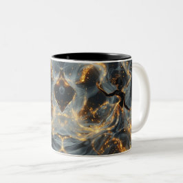 Ethereal Dance of Light, Enchanting Art, Gift for Zweifarbige Tasse