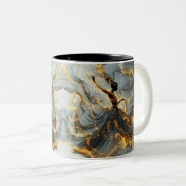 Ethereal Dance of Light, Enchanting Art, Gift for Zweifarbige Tasse