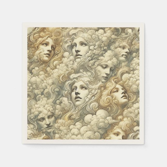 Ethereal Drift - Gothic Viktorianisch Serviette (Vorderseite)