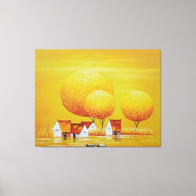 "Ethereal Elegance" Leinwanddruck (Vorderseite)