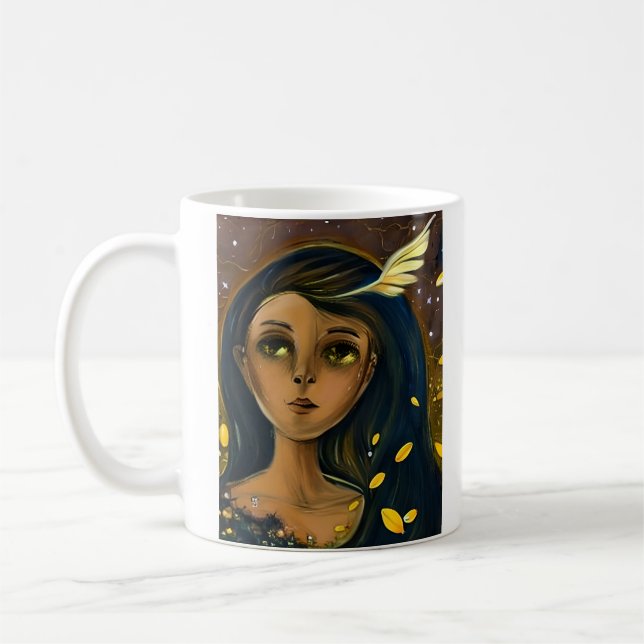 Ethereal Enchanic Girl Kaffeetasse (Links)