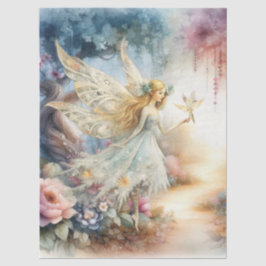 Ethereal Enchanted Heavenly Fairy Decoupage Seidenpapier