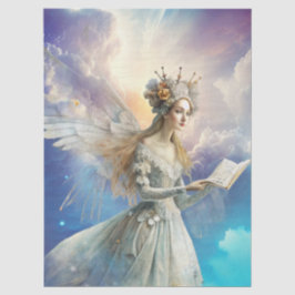 Ethereal Enchanted Heavenly Princess Decoupage Seidenpapier