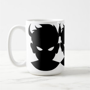 Ethereal-Enigma: Demon Boy Illustration Kaffeetasse