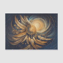 Ethereal Escapes, Golden Dreamcatcher Starshine Seidenpapier