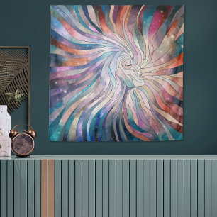 Ethereal Essence - Mosaikkunst Wandteppich