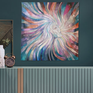 Ethereal Essence - Mosaikkunst Wandteppich