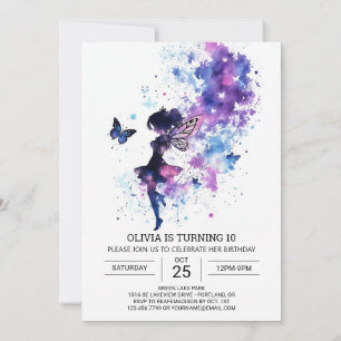 Ethereal Fairy Tale Birthday Einladung