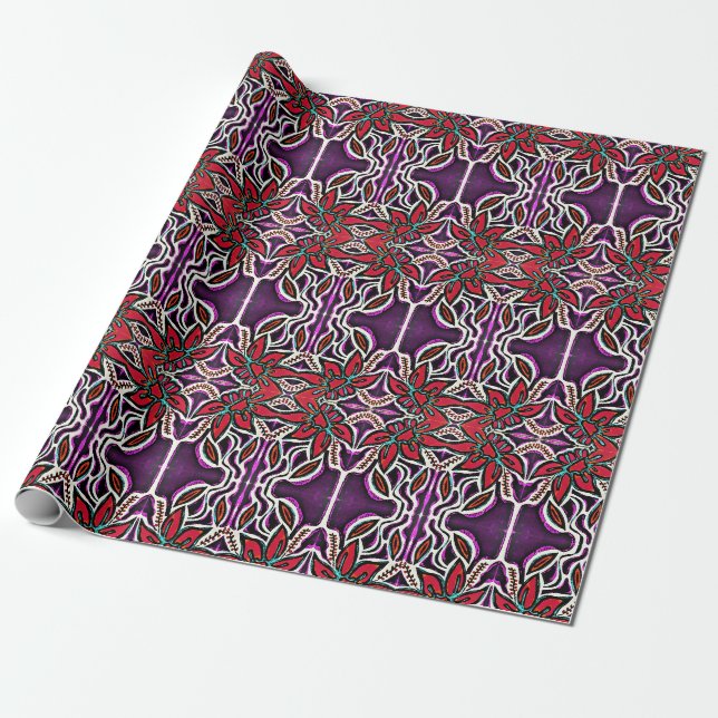 Ethereal Floral Print Geschenkpapier (Ungerollt)