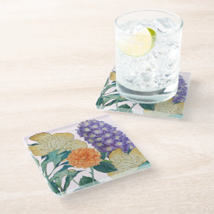 Ethereal Floral Wasserfarben Untersetzer