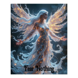 Ethereal Flügelleuchten Nymph Poster