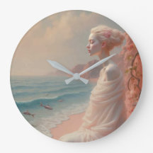 Ethereal Frau am Dreamy Beach