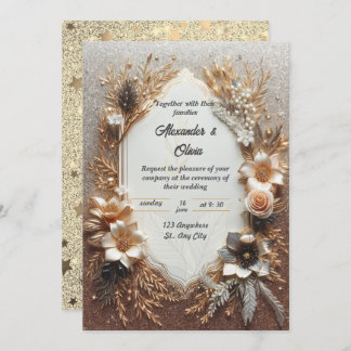 Ethereal Garden Romance Wedding Einladung