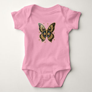 Ethereal Gold Baby Strampler