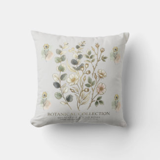 Ethereal Gold & Sage Botanical Collection Kissen