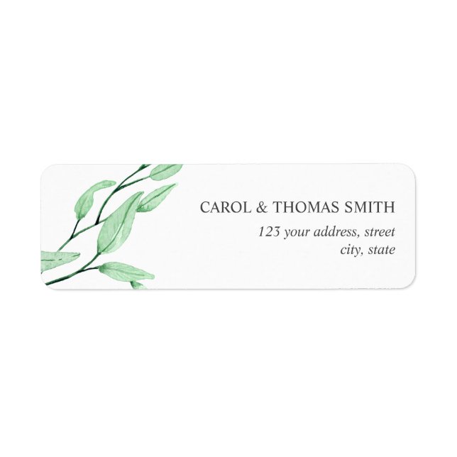 Ethereal Green | PERSONALISIERTES WEDEN (Vorne)