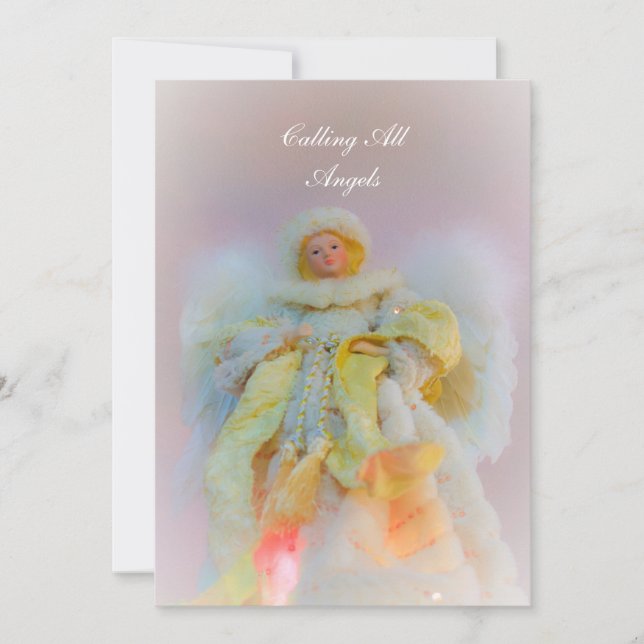 Ethereal Guardian Angel Einladung (Vorderseite)