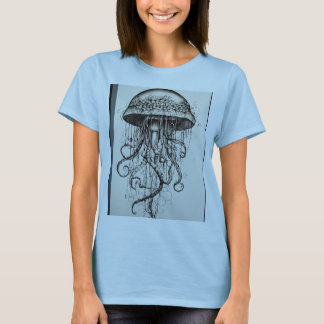 Ethereal Harmony Jellyfish T - Shirt