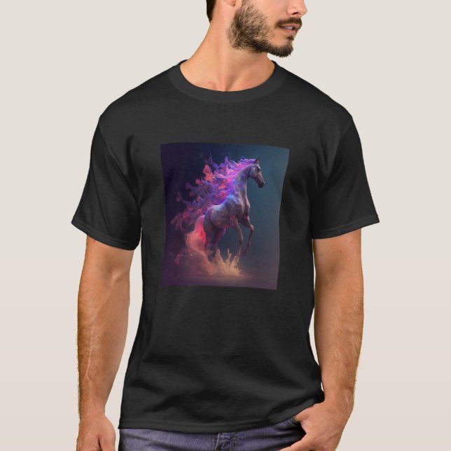 Ethereal Horse Horseback Riding Trail Riding Loves T-Shirt (Vorderseite)