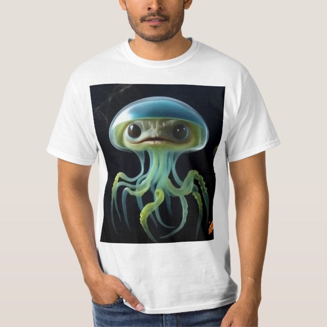 Ethereal Jellyfish Elegance T - Shirt" T-Shirt (Vorderseite)
