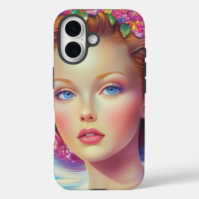 Ethereal-Kronenportrait Case-Mate iPhone Hülle (Rückseite)