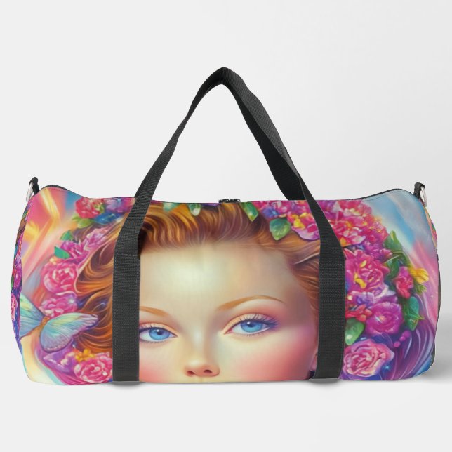 Ethereal-Kronenportrait Duffle Bag (Vorderseite)