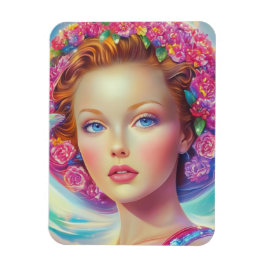 Ethereal-Kronenportrait Magnet