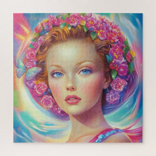 Ethereal-Kronenportrait Puzzle