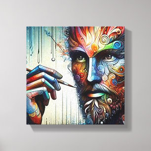 Ethereal Künstler Stretched Canvas Print Leinwanddruck