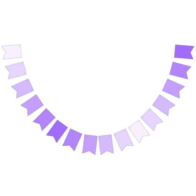 Ethereal Lavender Romantische weiche Gradienten Wimpelkette (Alle)