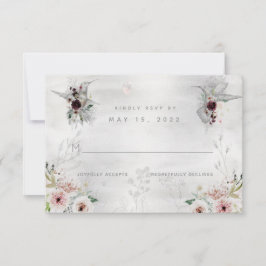 Ethereal Liebe Hochzeit keine Mahlzeit Wahl RSVP K