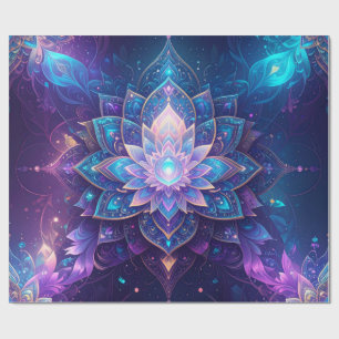 Ethereal Lotus Wrapping Paper Geschenkpapier