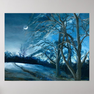 Ethereal Louisiana Night Poster