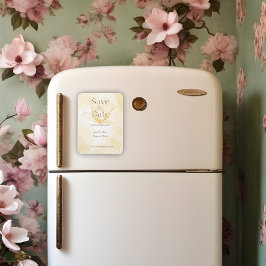 Ethereal Magnolia-Blume, Speichern des Datumsmagne Magnet