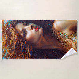 Ethereal Meerjungfrau Art Print Fantasy Underwater Strandtuch