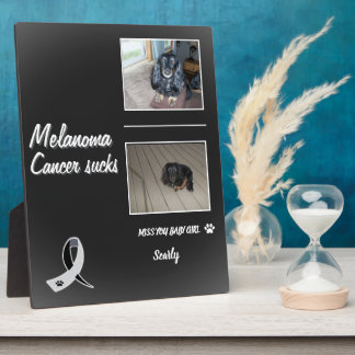 Ethereal Melanoma Pet Prayer Layout Fotoplatte