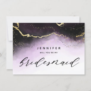 Ethereal Mist Ombre Amethyst Bridesmaid Vorschlag