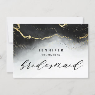 Ethereal Mist Ombre Black Gray Bridesmaid Vorschla